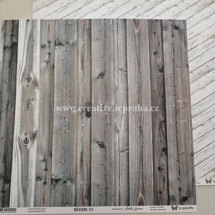 ScrapAndMe Woods 1/2 30.5x30.5cm 250g/m2